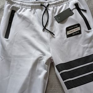 NWT - White & Black joggers